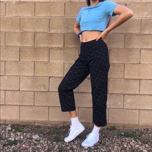 💌Navy Polkadot Pants💌